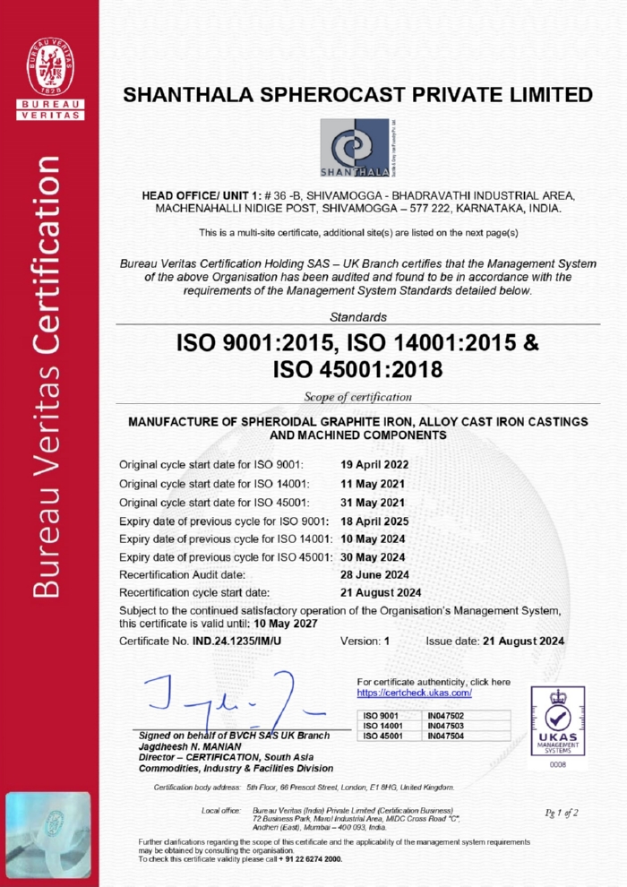 ISO 14001 Certification